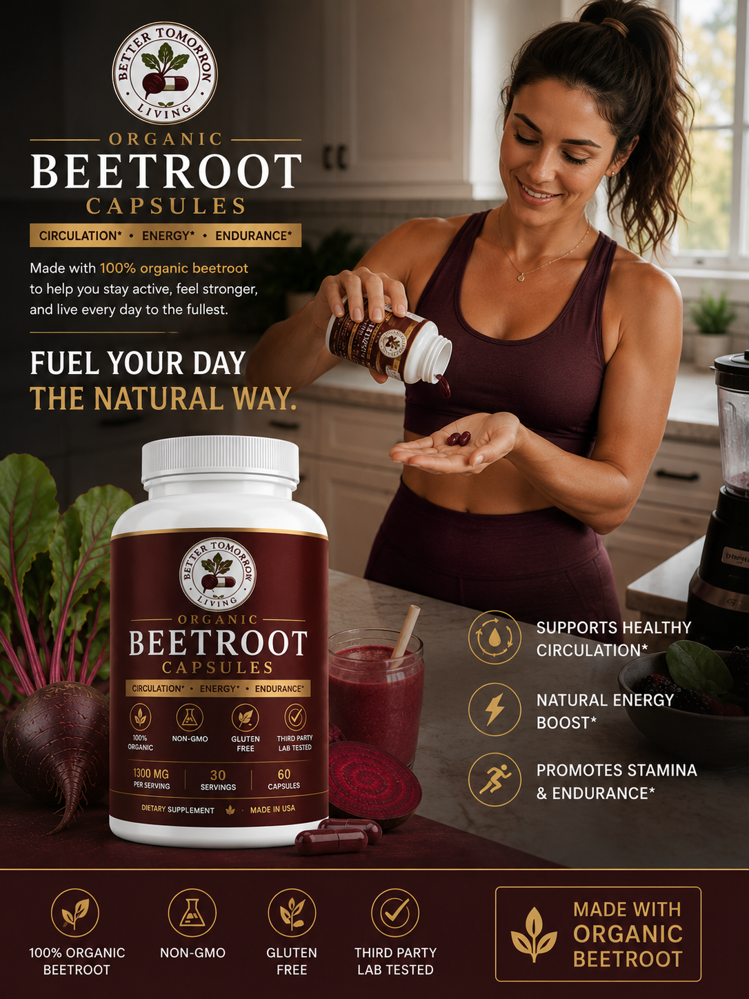 Organic Beetroot Capsules