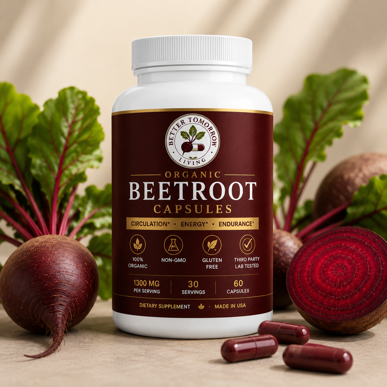 Organic Beetroot Capsules