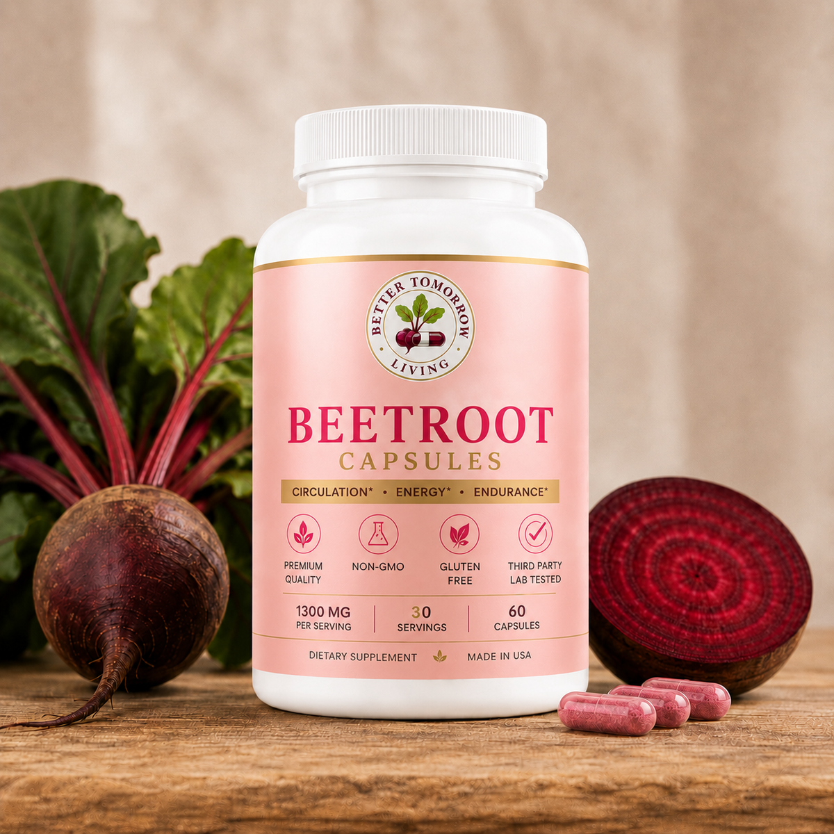 Premium Beetroot Capsules
