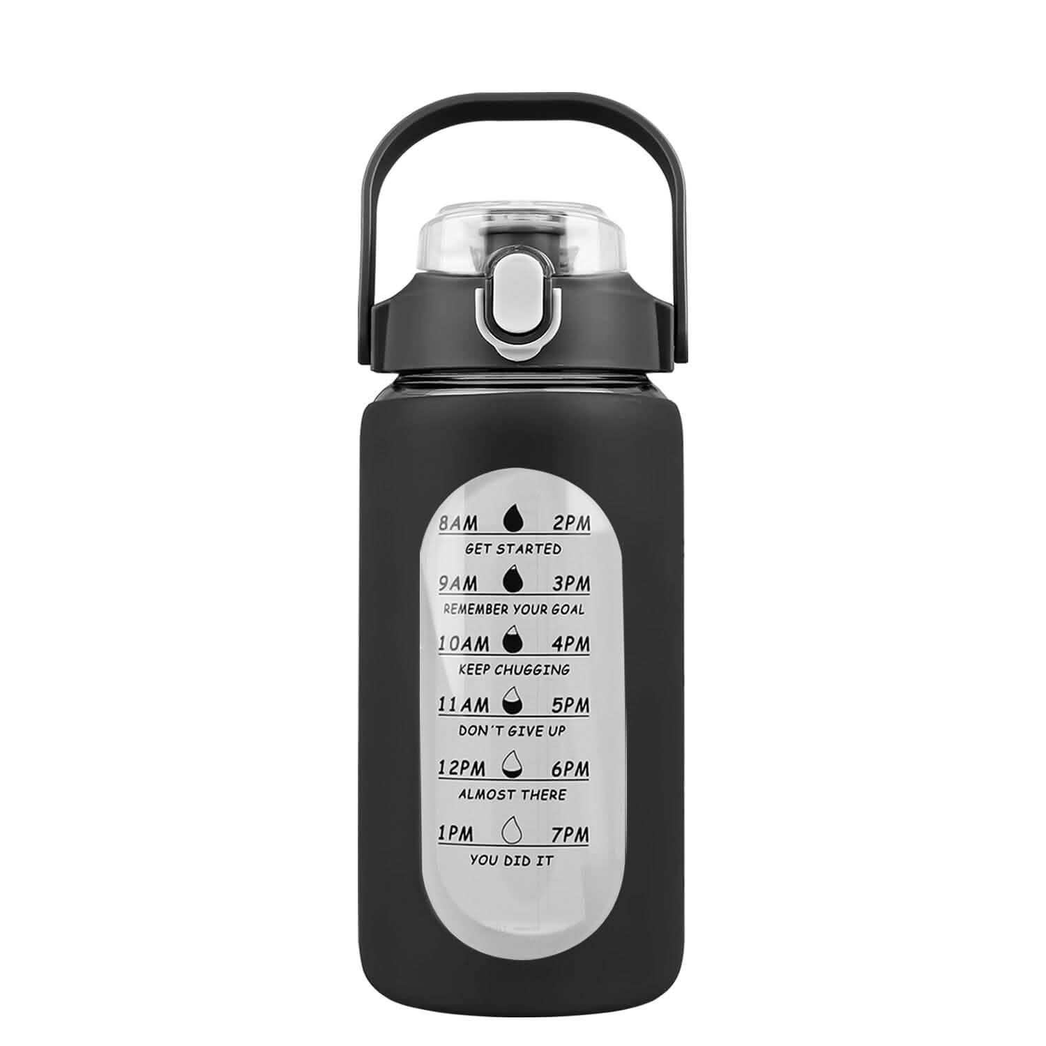 Hydration Goal Water Bottle with Time Markers