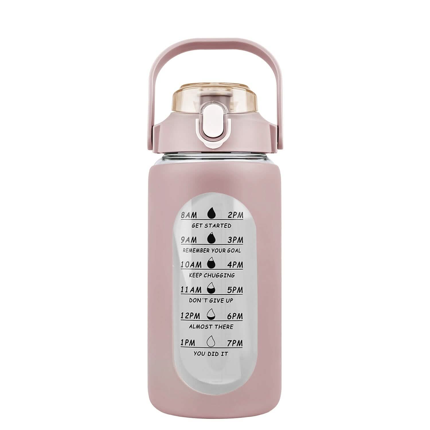 Hydration Goal Water Bottle with Time Markers