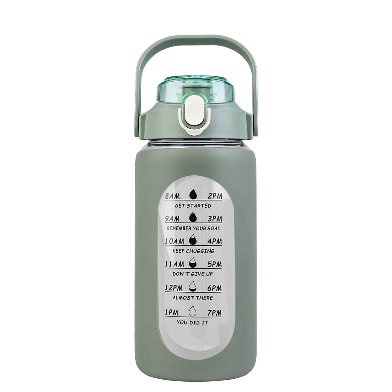 Hydration Goal Water Bottle with Time Markers
