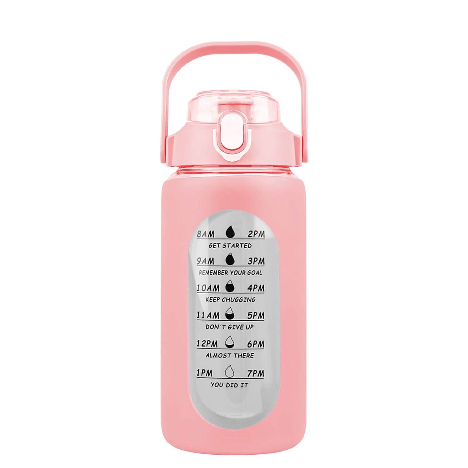 Hydration Goal Water Bottle with Time Markers