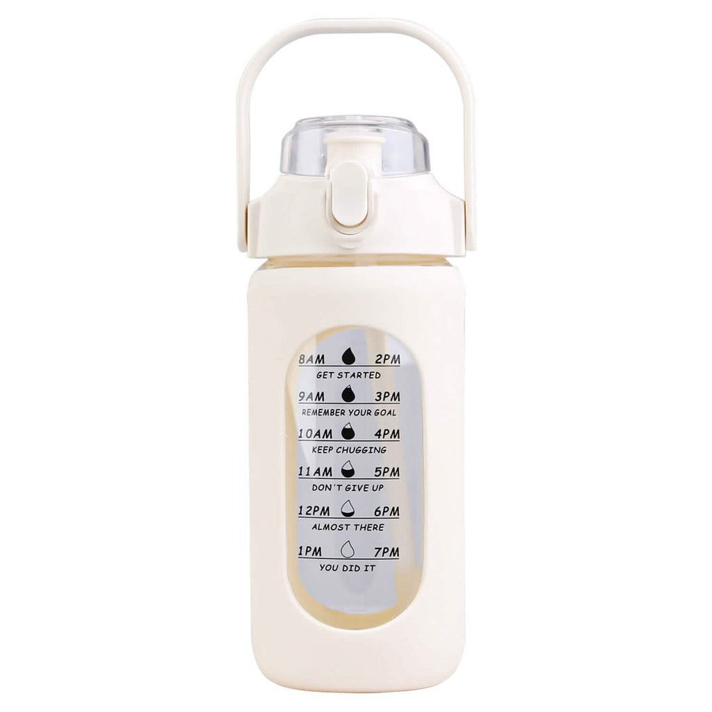 Hydration Goal Water Bottle with Time Markers