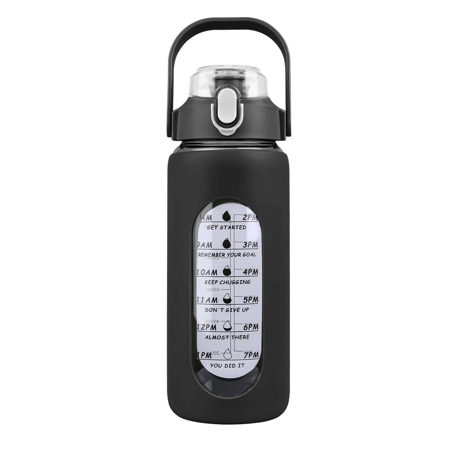 Hydration Goal Water Bottle with Time Markers