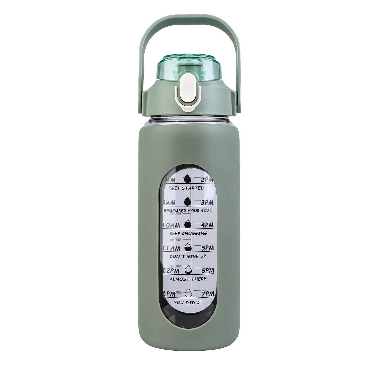 Hydration Goal Water Bottle with Time Markers